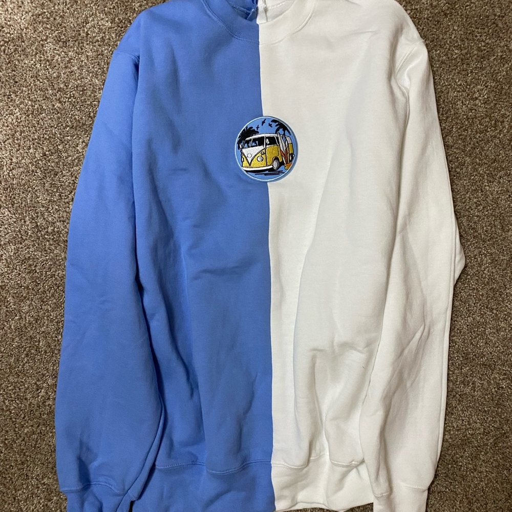 Custom sliced sweatshirt